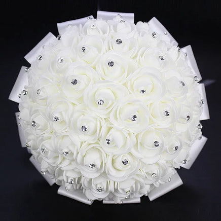 Prom Bouquet Artificial Flowers Wedding Bouquet Party R5