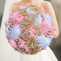 Prom Bouquet Luxury Gorgeous Wedding Bridal Bouquet Elegant Pearl G11
