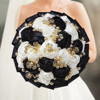 Prom Bouquet Luxury Gorgeous Wedding Bridal Bouquet Elegant Pearl - Lusy Store LLC