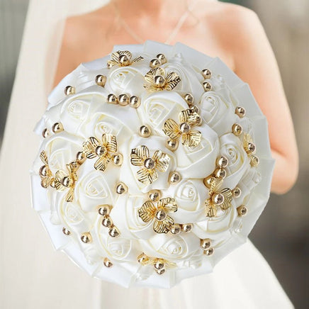 Prom Bouquet Luxury Gorgeous Wedding Bridal Bouquet Elegant Pearl