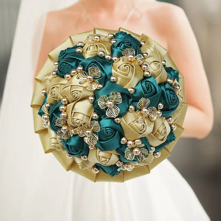 Prom Bouquet Luxury Gorgeous Wedding Bridal Bouquet Elegant Pearl G17