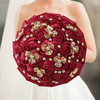 Prom Bouquet Luxury Gorgeous Wedding Bridal Bouquet Elegant Pearl G20