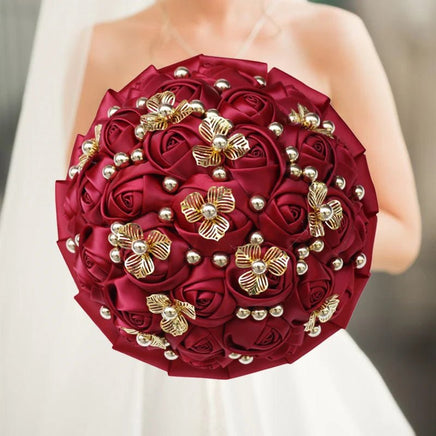 Prom Bouquet Luxury Gorgeous Wedding Bridal Bouquet Elegant Pearl G20