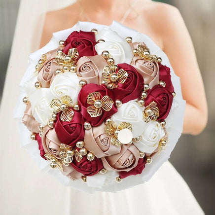 Prom Bouquet Luxury Gorgeous Wedding Bridal Bouquet Elegant Pearl