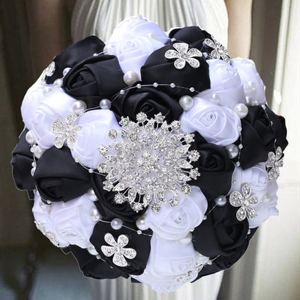 Prom Bouquet Luxury With Pearl For Wedding Party - Lusy Store LLC