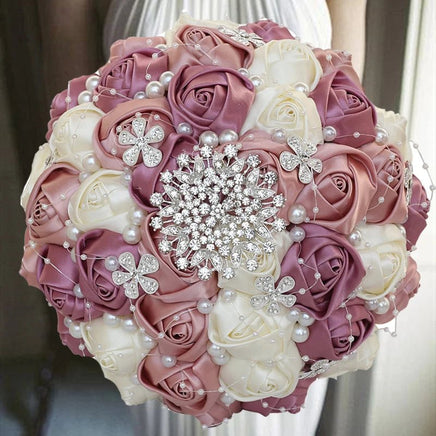Prom Bouquet Luxury With Pearl For Wedding Party G2