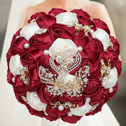 Prom Bouquet Luxury With Pearl For Wedding Party
