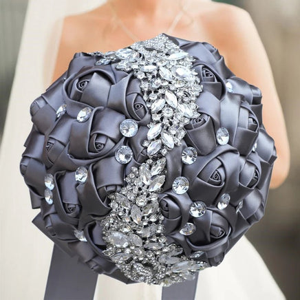 Prom Bouquet Luxury With Pearl For Wedding Party - Lusy Store LLC