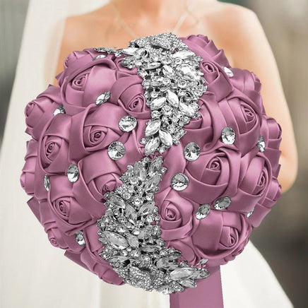 Prom Bouquet Luxury With Pearl For Wedding Party G11