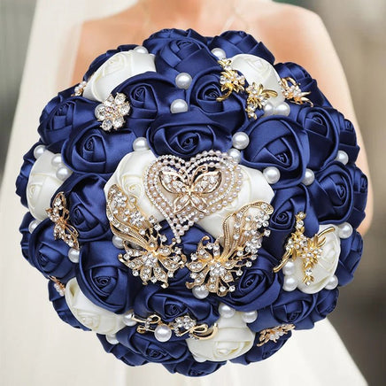 Prom Bouquet Luxury With Pearl For Wedding Party - Lusy Store LLC