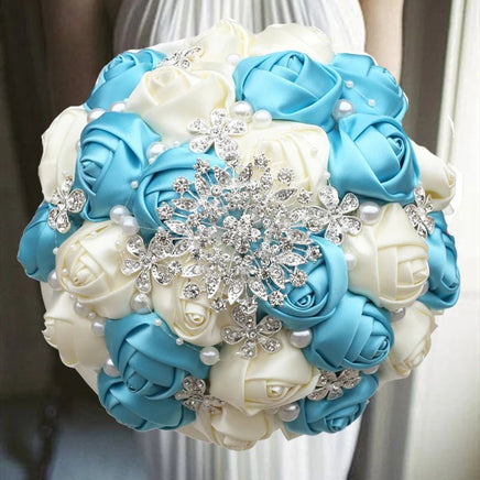 Prom Bouquet Luxury With Pearl For Wedding Party - Lusy Store LLC