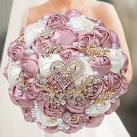 Prom Bouquet Luxury With Pearl For Wedding Party - Lusy Store LLC