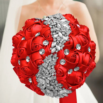 Prom Bouquet Luxury With Pearl For Wedding Party G13