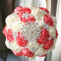 Prom Bouquet Luxury With Pearl For Wedding Party - Lusy Store LLC