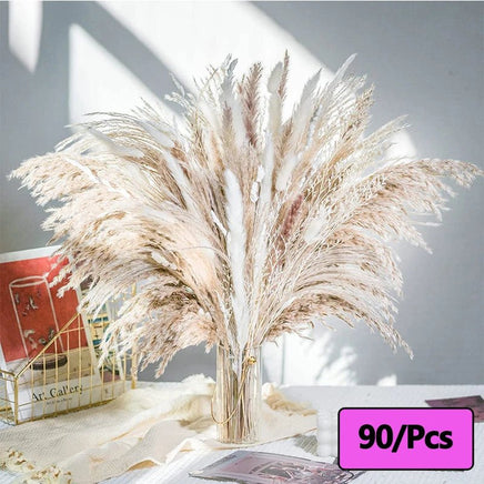 Prom bouquet real natural dried flower bouquet small reed rabbit tail grass Bouquet-11