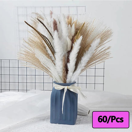 Prom bouquet real natural dried flower bouquet small reed rabbit tail grass Bouquet-18
