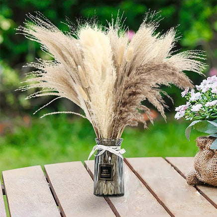 Prom bouquet real natural dried flower bouquet small reed rabbit tail grass - Lusy Store LLC