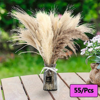 Prom bouquet real natural dried flower bouquet small reed rabbit tail grass - Lusy Store LLC