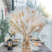 Prom bouquet real natural dried flower bouquet small reed rabbit tail grass