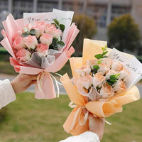 Prom Bouquet Rose Soap Flower Graduation Flower Gifts Decor