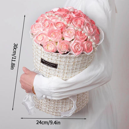 Prom Bouquet Rose Soap Flower Graduation Flower Gifts Decor