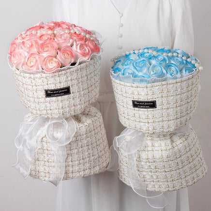 Prom Bouquet Rose Soap Flower Graduation Flower Gifts Decor