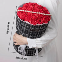Prom Bouquet Rose Soap Flower Graduation Flower Gifts Decor