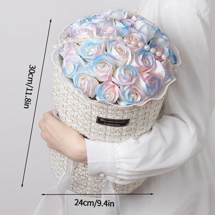 Prom Bouquet Rose Soap Flower Graduation Flower Gifts Decor