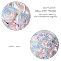 Prom Bouquet Roses Soap Flower Artificial Brides Bouquet Gifts