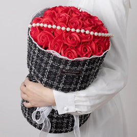 Prom Bouquet Roses Soap Flower Artificial Brides Bouquet Gifts