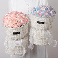 Prom Bouquet Roses Soap Flower Artificial Brides Bouquet Gifts