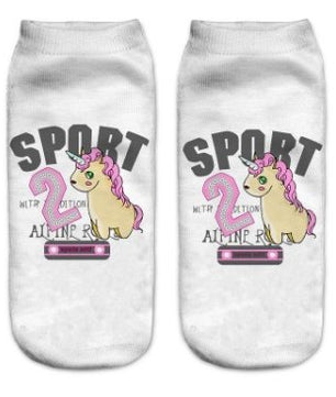 Pusheen Love Women Socks Cute 3D Printed - Lusy Store