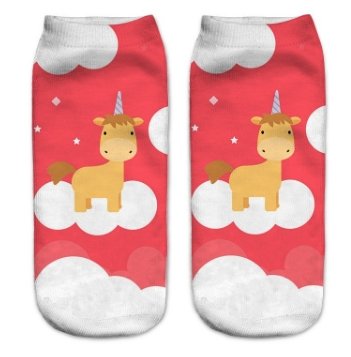 Pusheen Love Women Socks Cute 3D Printed - Lusy Store