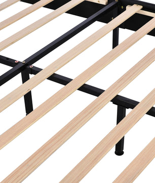 Queen Bed PU Platform Bed Upholstered Storage Bed F399 - Lusy Store