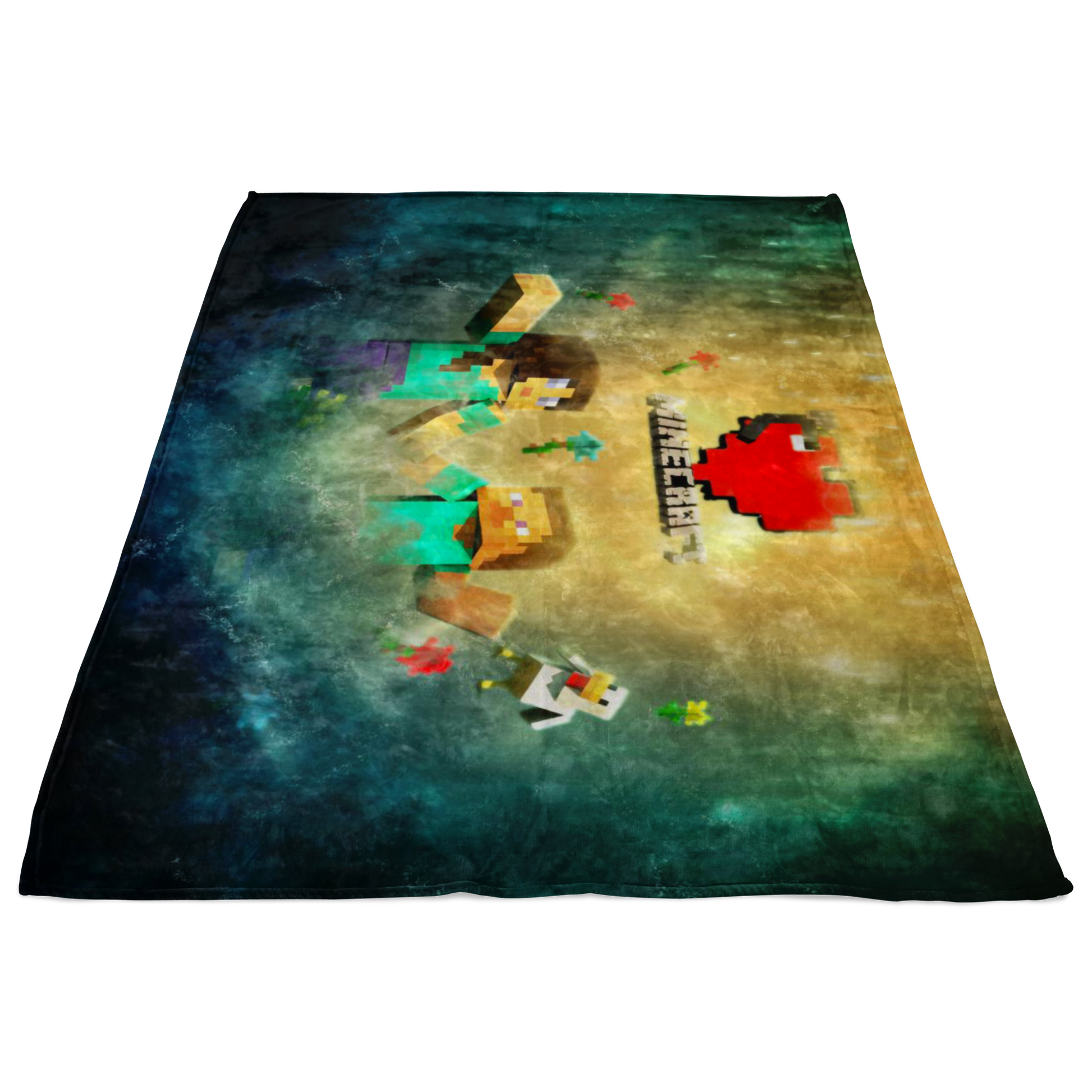 Minecraft Fleece Blanket Minecraft Love Colorful Blanket Warm And Super Comfortable Best Gift For Kids LS0738 - Lusy Store