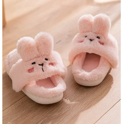 Rabbit Slippers - Non-Slip Soft Warm - House Shoes Indoor Bedroom Cartoon