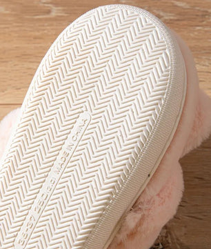 Rabbit Slippers Women Non-Slip Soft Warm House Shoes Men Ladies Indoor Bedroom Couples Cartoon - Lusy Store LLC