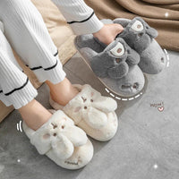 Rabbit Slippers - Non-Slip Soft Warm - House Shoes Indoor Bedroom Cartoon