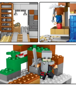 Reston Fortress MY WORLD Compatible Lego Minecraft Figures Building Blocks Bricks - Lusy Store