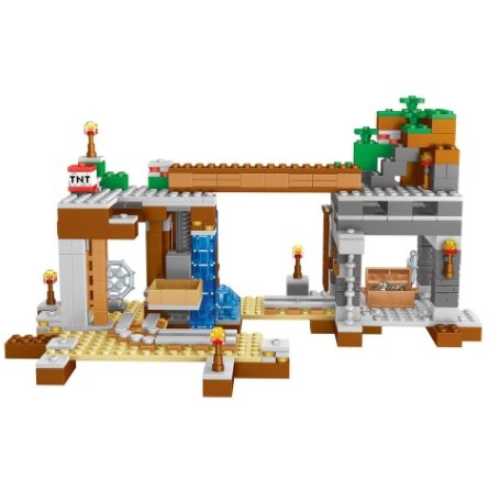 Reston Fortress MY WORLD Compatible Lego Minecraft Figures Building Blocks Bricks - Lusy Store