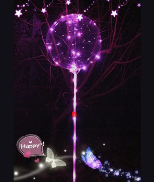 Reusable Luminous Led Balloon Transparent Round Bubble Decoration Party Wedding - Lusy Store