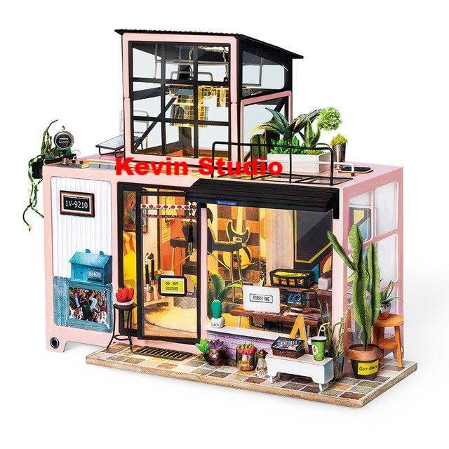 Robotime 15 Types DIY Wooden Home Decoration Garden Figurine Miniature Accessories House Fairy Valentine Day Gift - Lusy Store