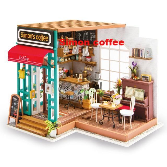 Robotime 15 Types DIY Wooden Home Decoration Garden Figurine Miniature Accessories House Fairy Valentine Day Gift - Lusy Store
