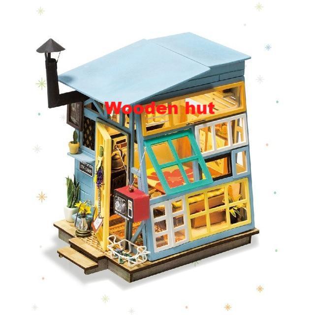 Robotime 15 Types DIY Wooden Home Decoration Garden Figurine Miniature Accessories House Fairy Valentine Day Gift - Lusy Store