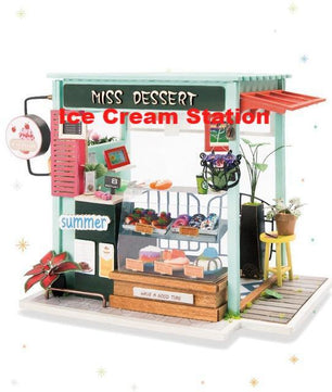 Robotime 15 Types DIY Wooden Home Decoration Garden Figurine Miniature Accessories House Fairy Valentine Day Gift - Lusy Store