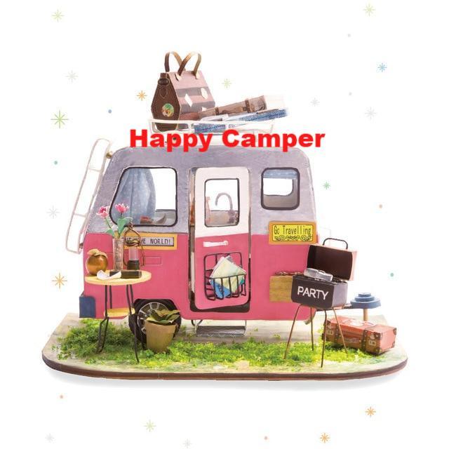 Robotime 15 Types DIY Wooden Home Decoration Garden Figurine Miniature Accessories House Fairy Valentine Day Gift - Lusy Store