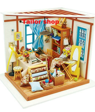 Robotime 15 Types DIY Wooden Home Decoration Garden Figurine Miniature Accessories House Fairy Valentine Day Gift - Lusy Store