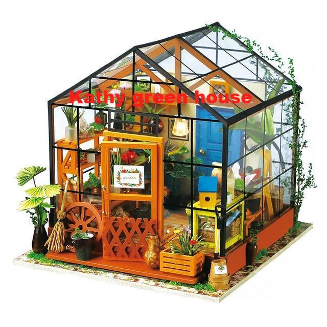 Robotime 15 Types DIY Wooden Home Decoration Garden Figurine Miniature Accessories House Fairy Valentine Day Gift - Lusy Store