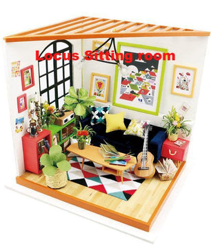 Robotime 15 Types DIY Wooden Home Decoration Garden Figurine Miniature Accessories House Fairy Valentine Day Gift - Lusy Store