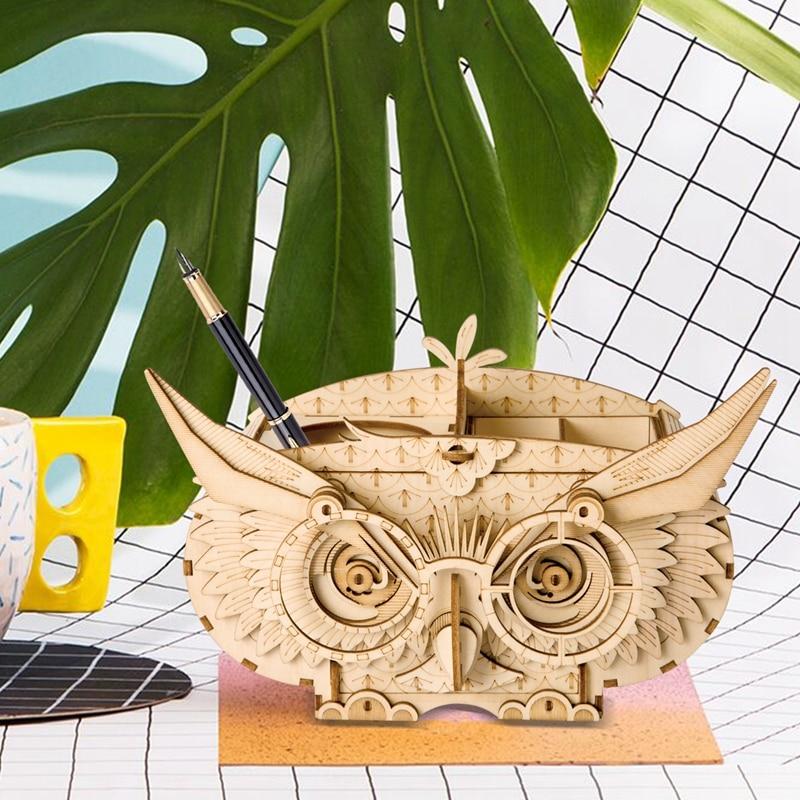 Robotime DIY 3D Wooden Owl Puzzle Game Gift - Lusy Store